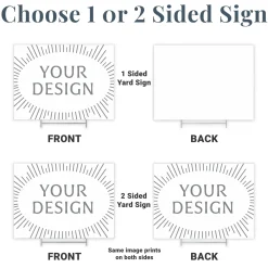 The Future is Bright Graduation Photo Yard Sign