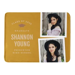 The Graduate's Journey Graduation Photo Blanket