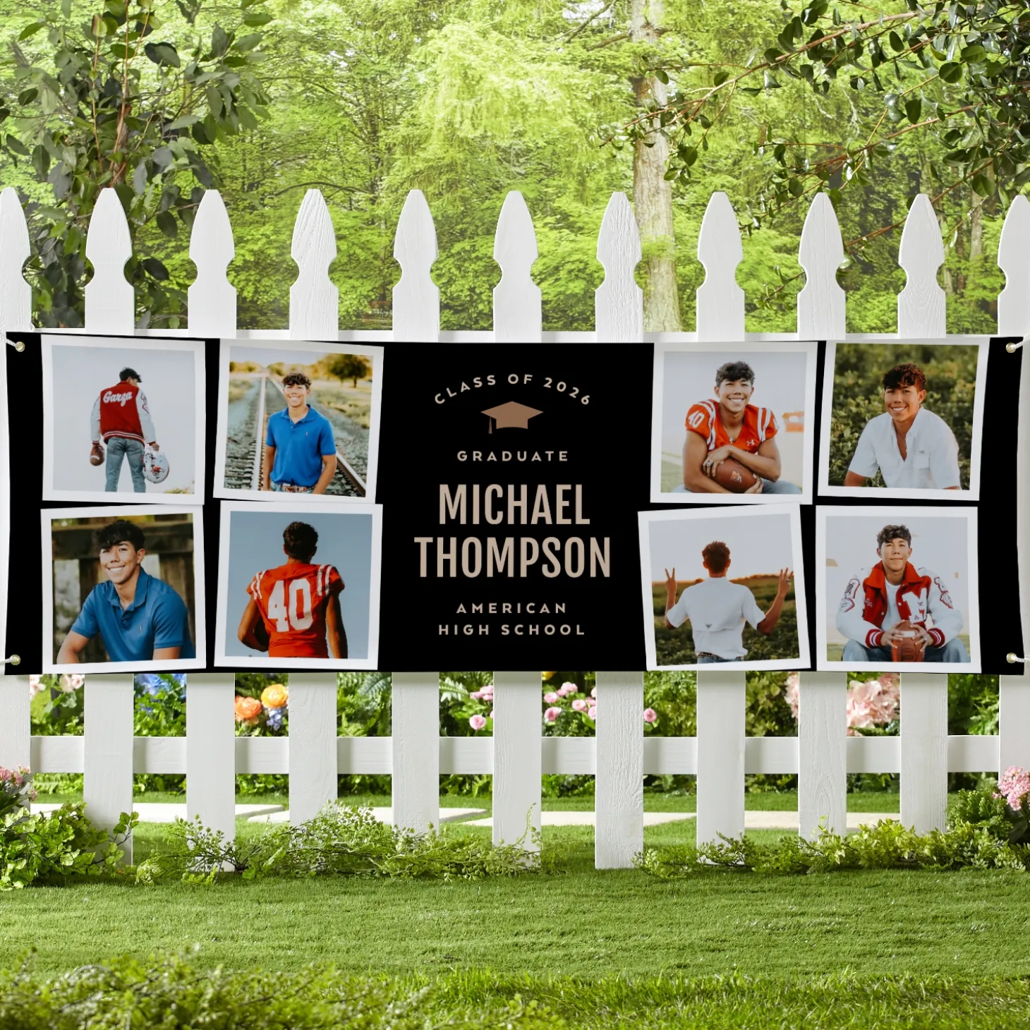 The Graduate's Journey Graduation Photo Banner