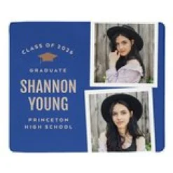 The Graduate's Journey Graduation Photo Blanket