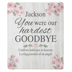 The Hardest Goodbye Comfort Blanket