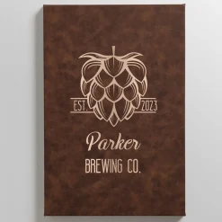 The Hopologist Leather Wall Art