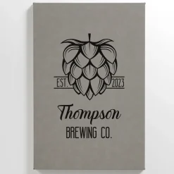 The Hopologist Leather Wall Art
