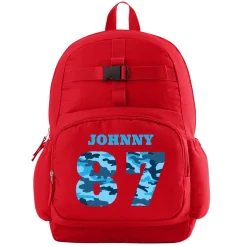 Their Own Name Red Backpack Collection