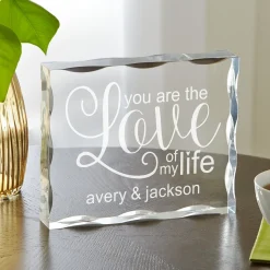 The Love Of My Life Acrylic Block
