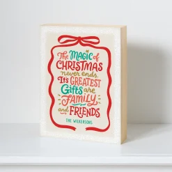 The Magic of Christmas Wood Block