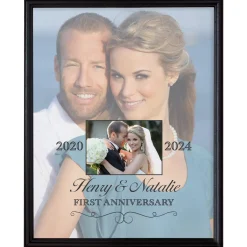 Then & Now Photo Anniversary Canvas