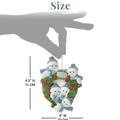 The Original Snow Buddies™ Family Wreath Ornament