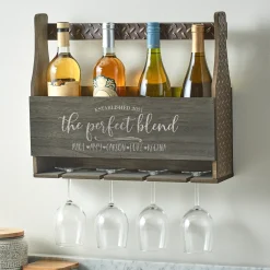 The Perfect Blend Wall-Mounted Wine Rack