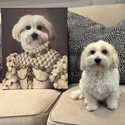 The Princess Pet Photo Portrait