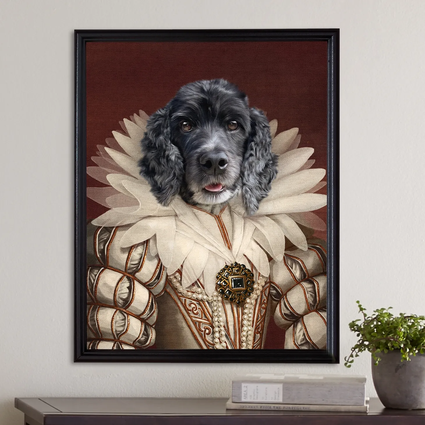The Queen Pet Photo Portrait