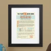 The Year You Were Born Framed Print