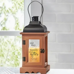 They Loved Happily Ever After Wedding Lantern