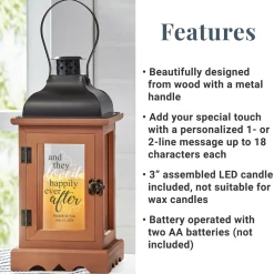 They Loved Happily Ever After Wedding Lantern