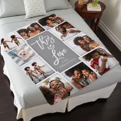 This Is Love Plush Blanket