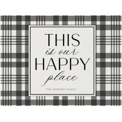 This Is Our Happy Place Wood Block