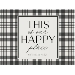 This Is Our Happy Place Wood Block