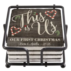 This is Us Holiday Coasters