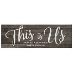This is Us Wedding Canvas