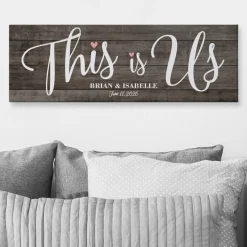 This is Us Wedding Canvas