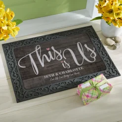 This is Us Wedding Doormat