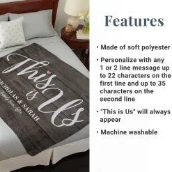 This is Us Wedding Plush Blanket