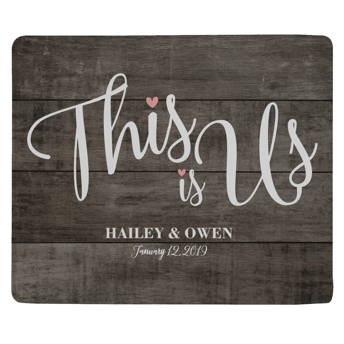 This is Us Wedding Plush Blanket