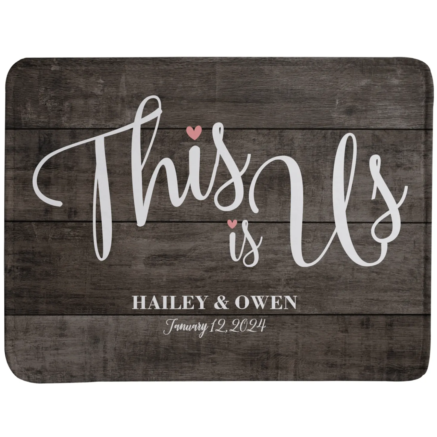 This is Us Wedding Plush Blanket