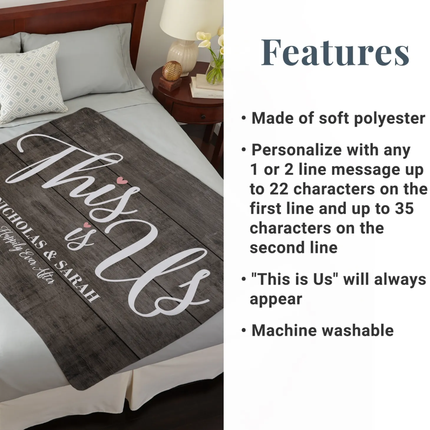 This is Us Wedding Plush Blanket