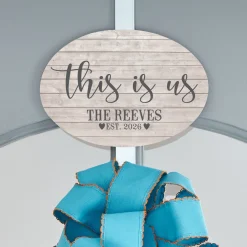 This is Us Wreath Holder with Plaque