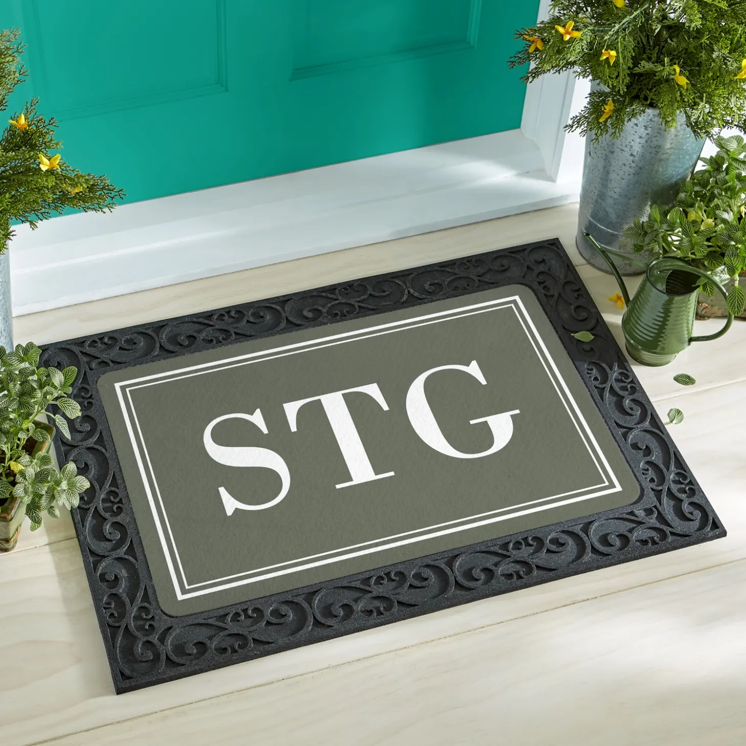 Three Initials Doormat