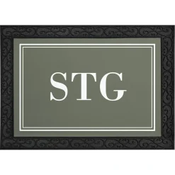 Three Initials Doormat