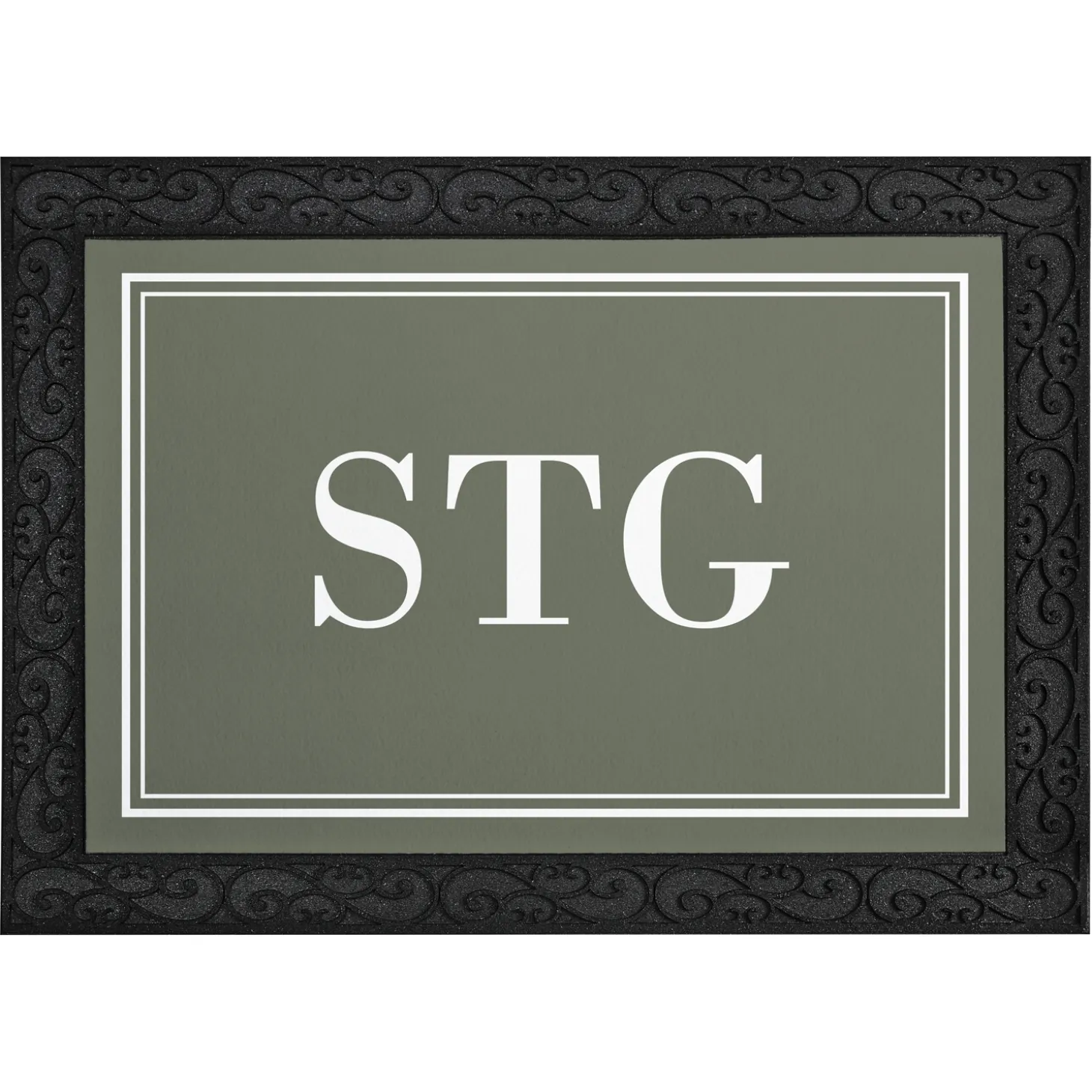 Three Initials Doormat
