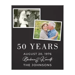 Through The Years Photo Anniversary Canvas