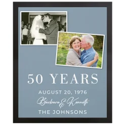 Through The Years Photo Anniversary Canvas