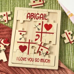 Tic Tac Love Wooden Puzzle