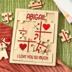 Tic Tac Love Wooden Puzzle