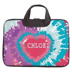 Tie Dye Heart Laptop Carrying Bag