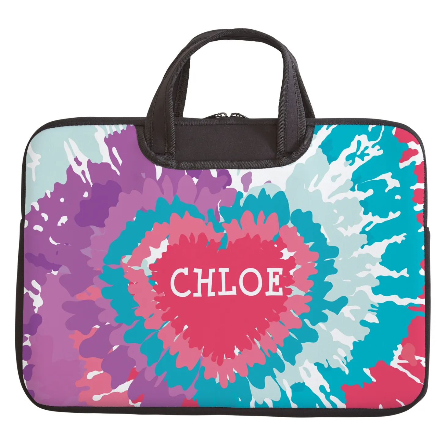 Tie Dye Heart Laptop Carrying Bag