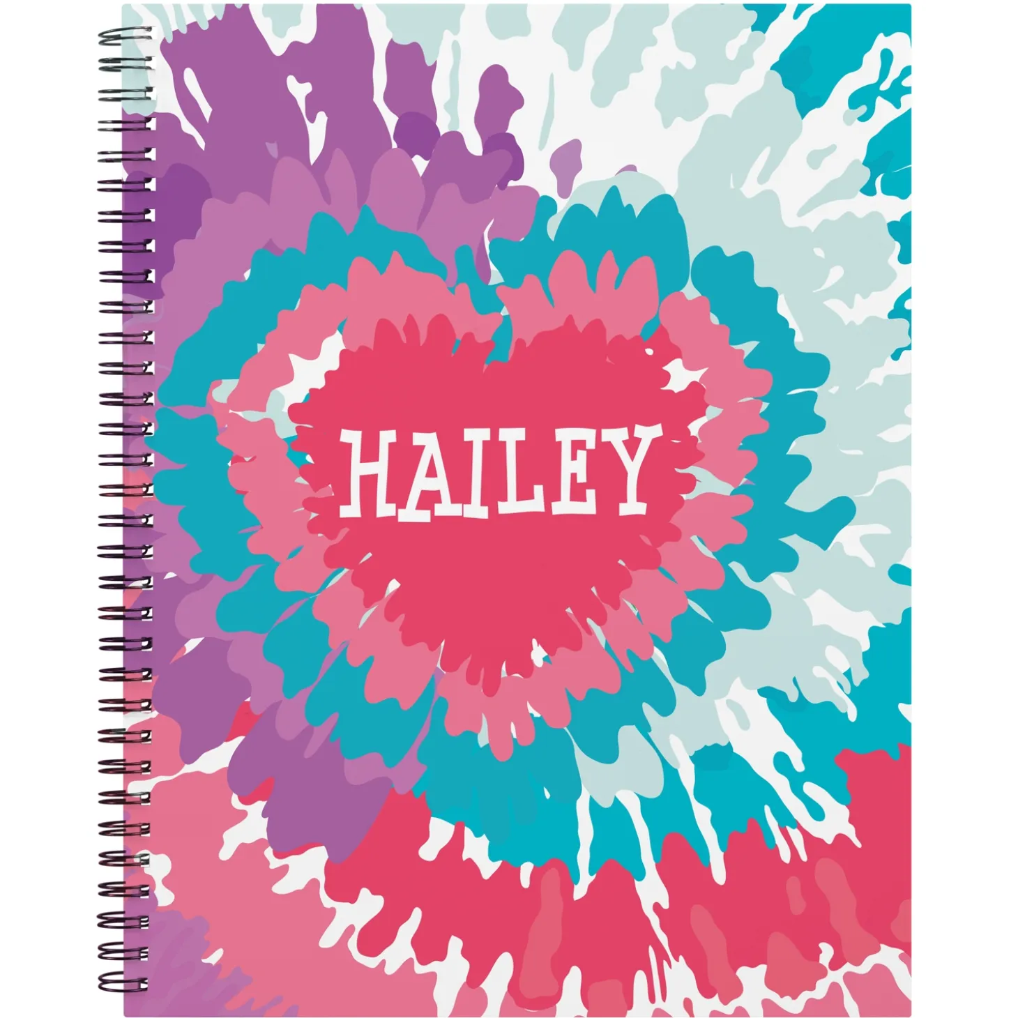 Tie Dye Heart Student Planner