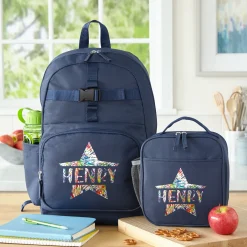 Tie Dye Name Navy Backpack Collection