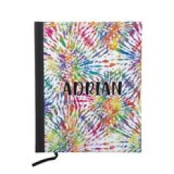 Tie Dye Name Notebook
