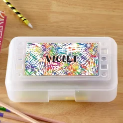 Tie Dye Name Pencil Case