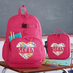 Tie Dye Name Pink Backpack Collection