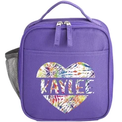 Tie Dye Name Purple Backpack Collection
