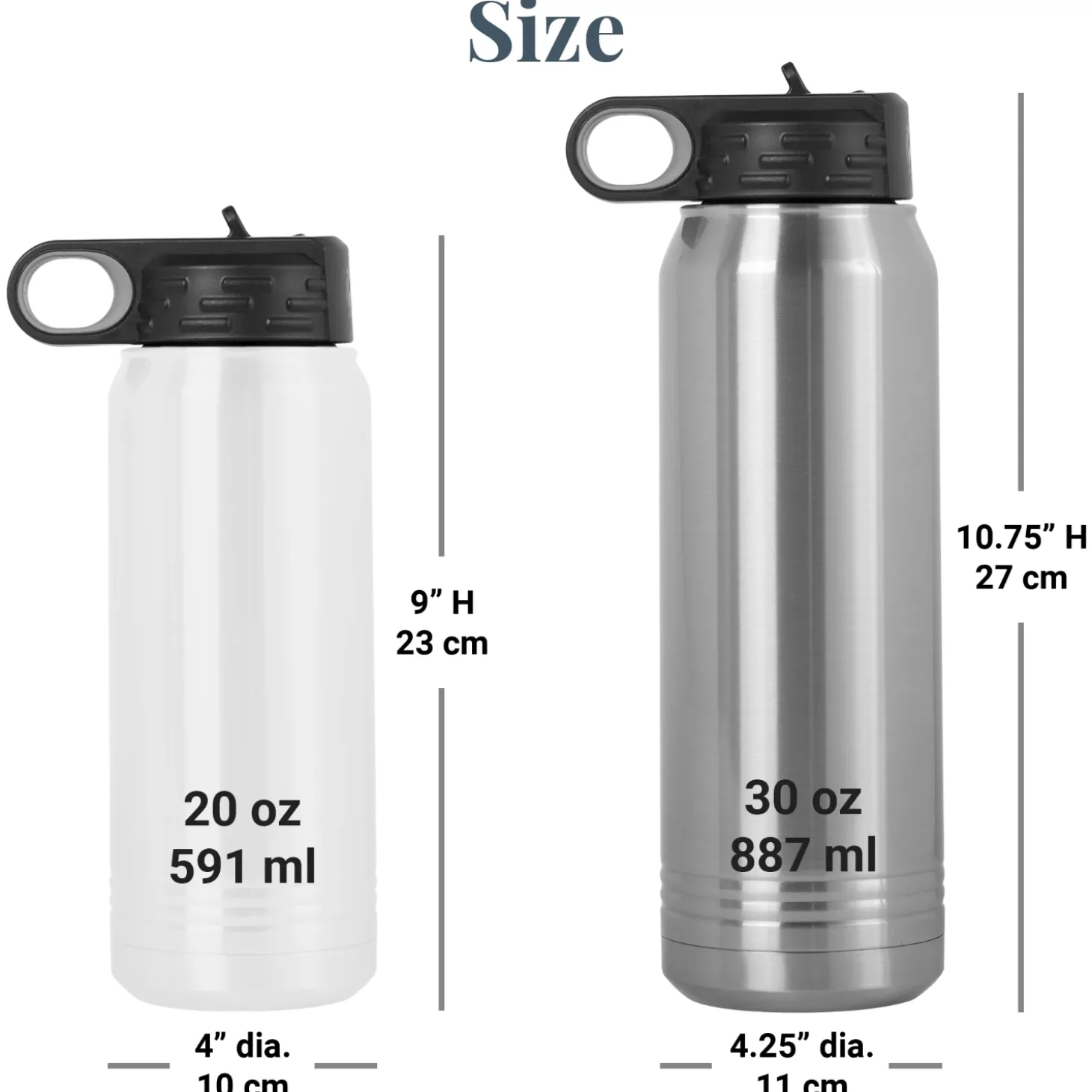 Tie Dye Name Stainless Steel Water Bottle
