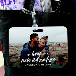 Time For a New Adventure Photo Luggage Tag