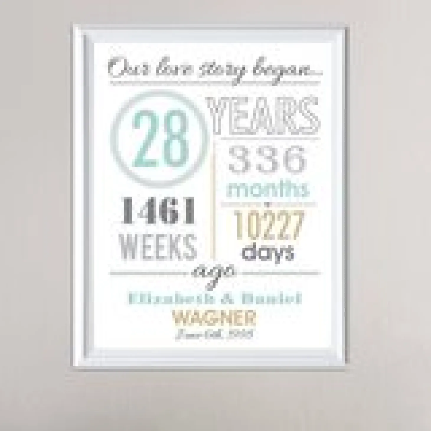 Timeless Love Story Framed Print