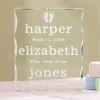 Tiny Footprints Acrylic Block