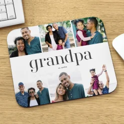 Titles of Love Photo Collage Mouse Pad